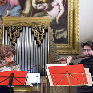 Con Luigi Lupo, foto di Andrea Sermoneta